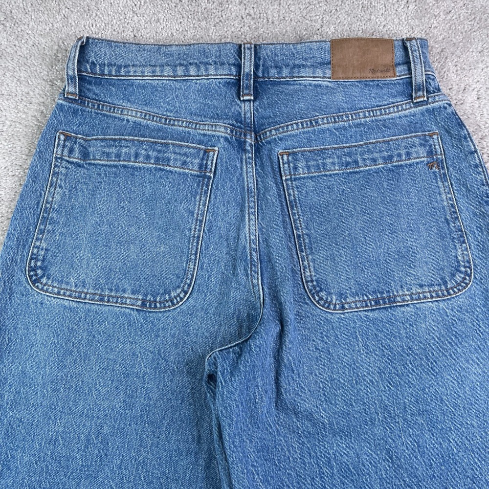 Madewell Jeans Womens 29 Blue Perfect Vintage Wide Leg Patch Pockets Denim - Picture 9 of 13
